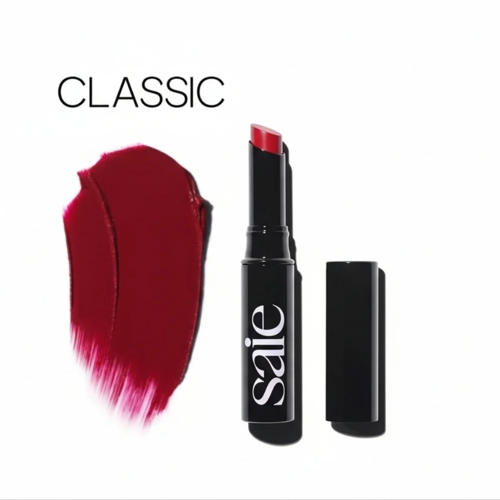 Saie Classic Red Lip Blur Lipstick Matte Hydrating New